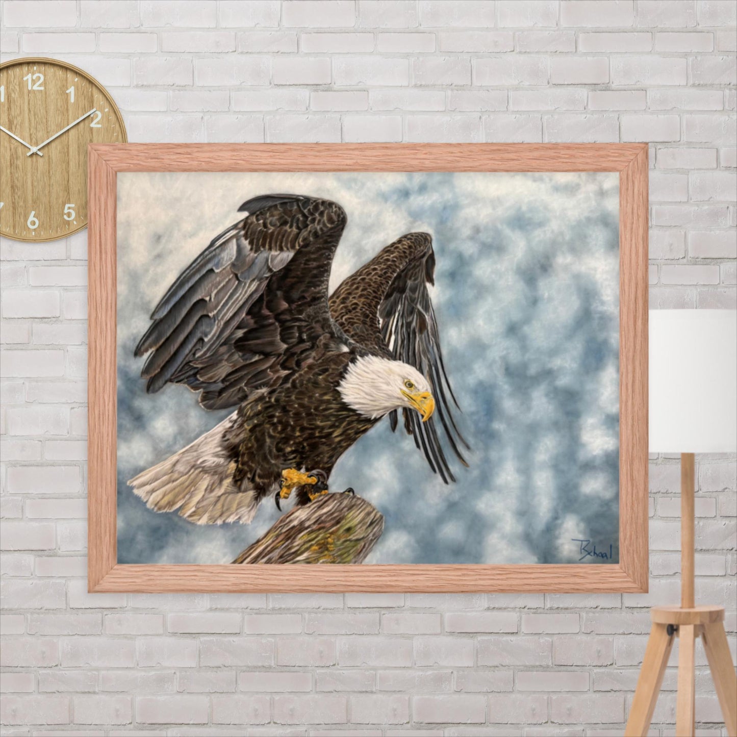 The Eagle has Landed Framed print