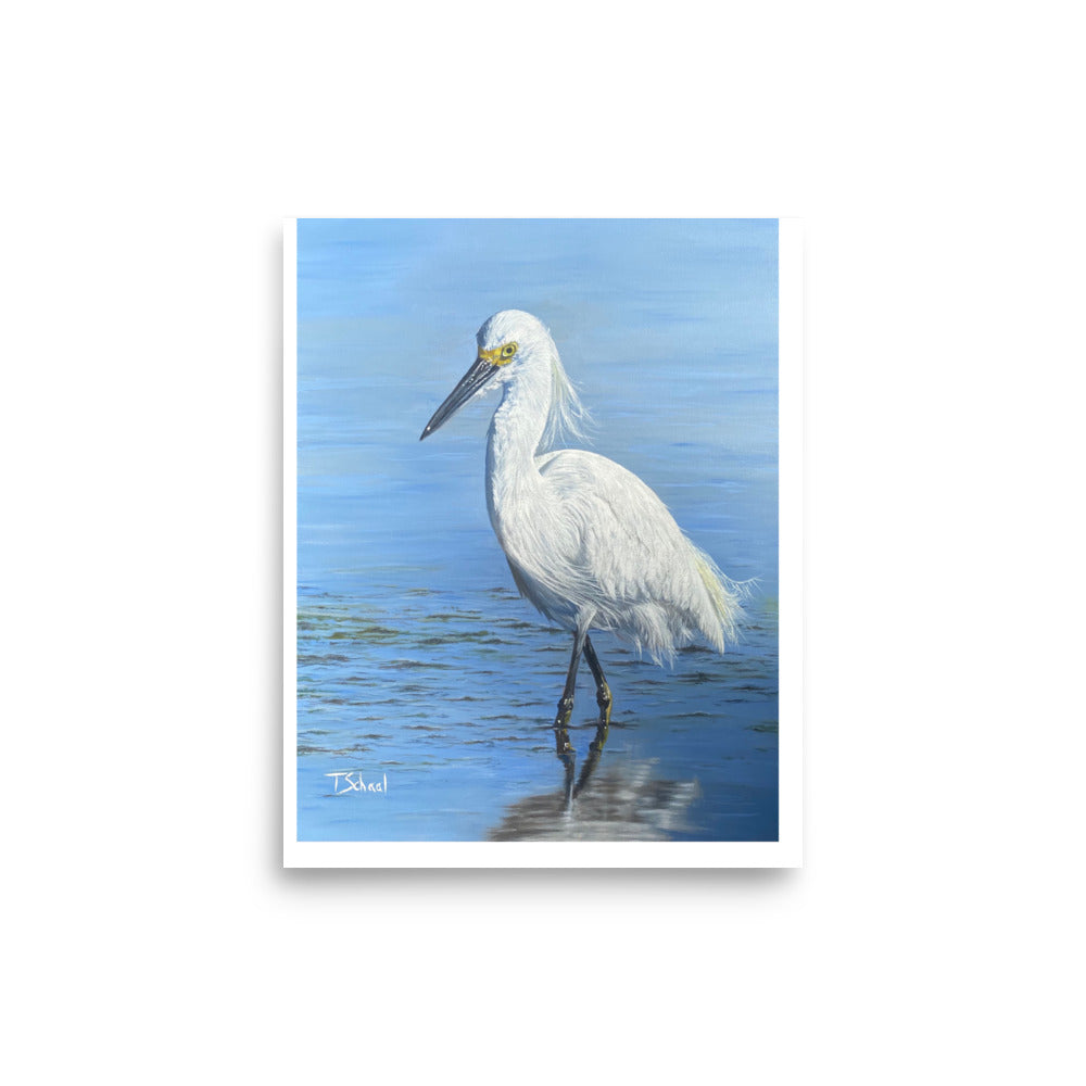 Ernie the Egret Print